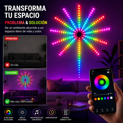 Cinta LED Fuegos Artificiales Firework LED Pro 🎄PREVENTA NAVIDEÑA🎅🏻
