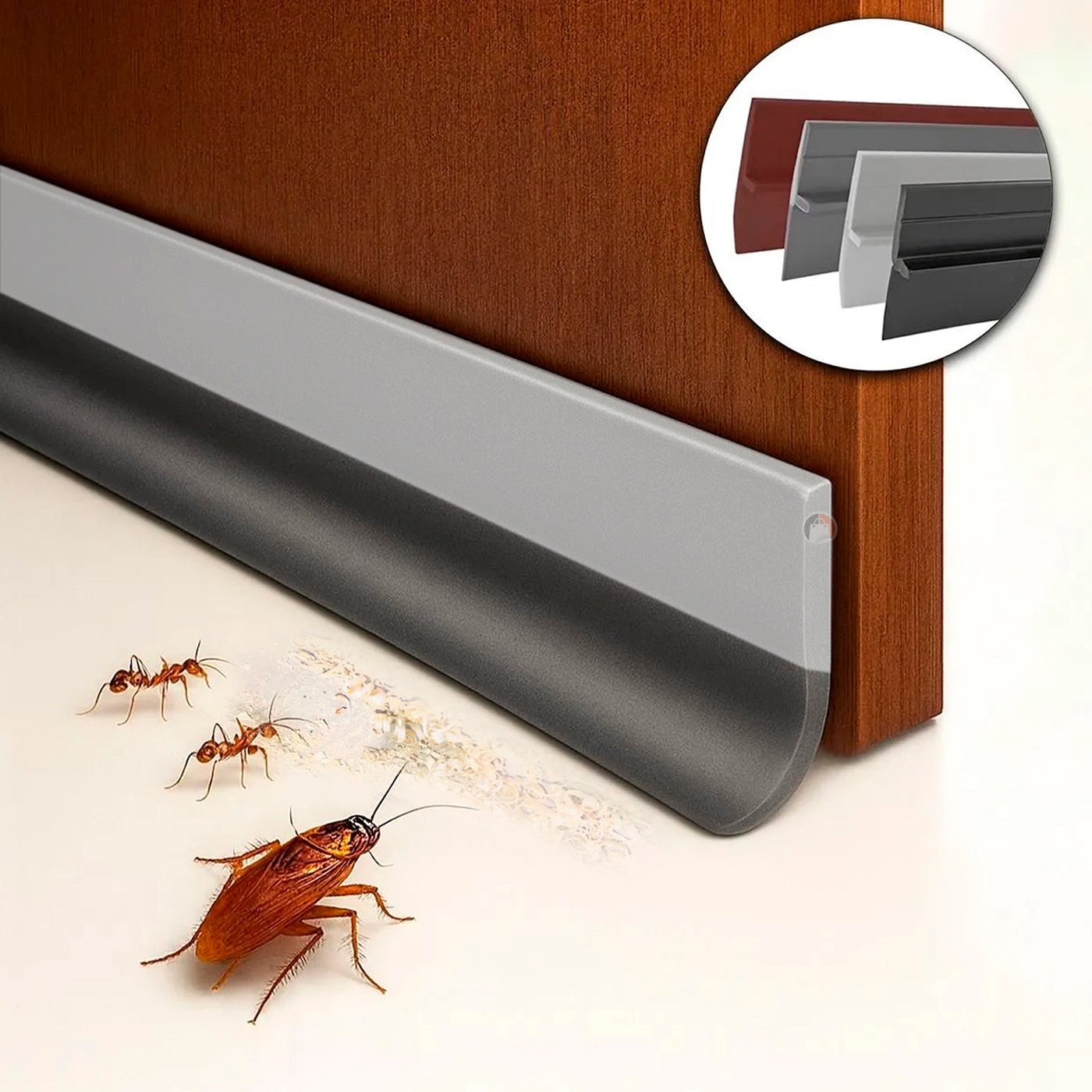 Burlete para puerta Antipolvo Antinsectos Antiruido